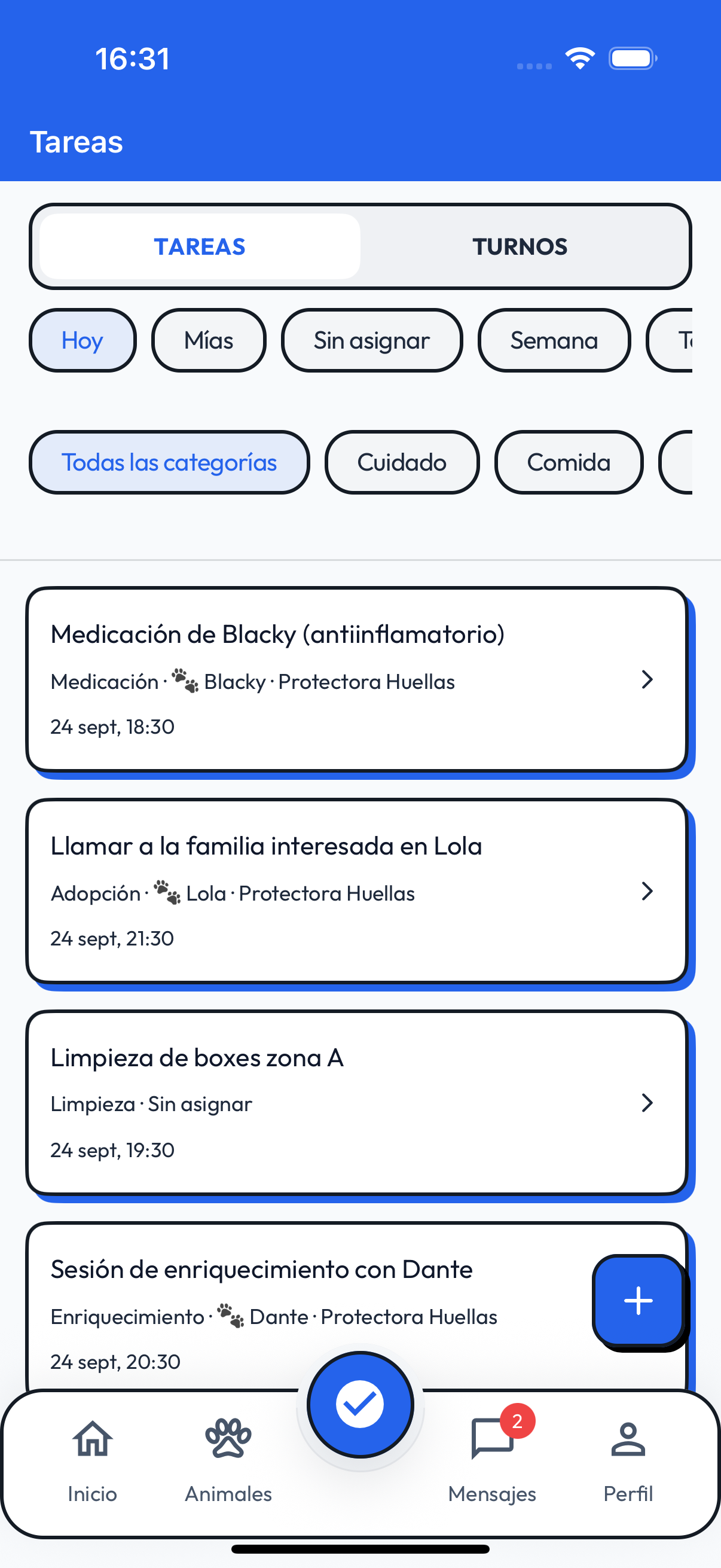 Tareas